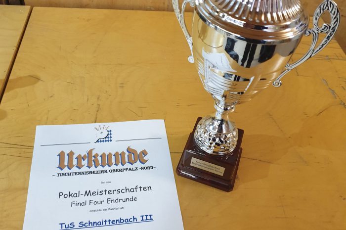 Schnaittenbach III gewinnt den Bezirkspokal der Bezirksklassen Herren 2021/2022!