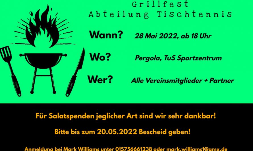 Einladung zum Grillfest 2022