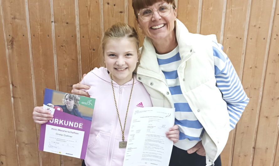 Greta Gallner macht Mama stolz – Sieg beim „Mini-Bezirksentscheid“ in OVI